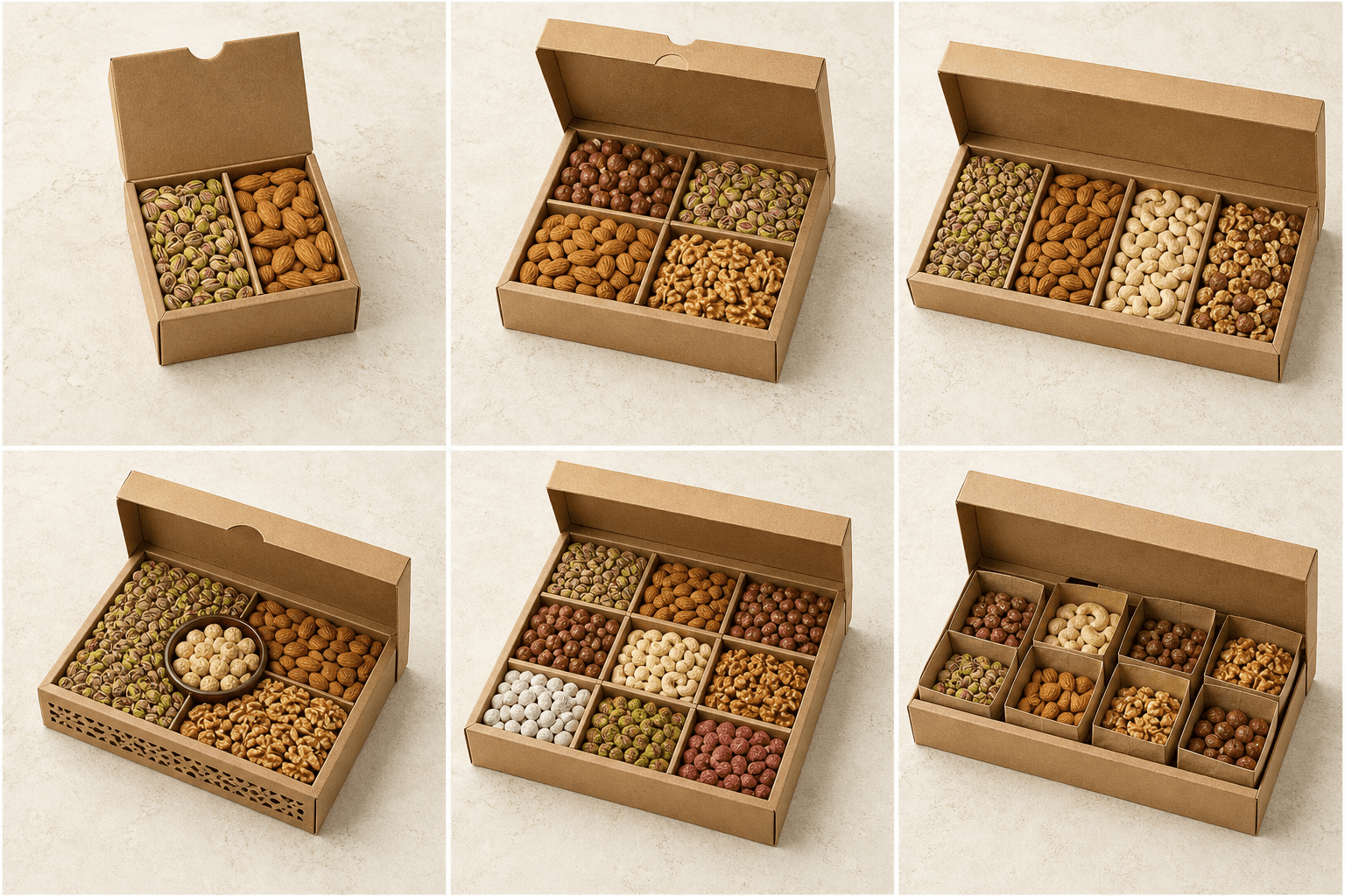 2 Kişilik Paket kuruyemiş seçkisi